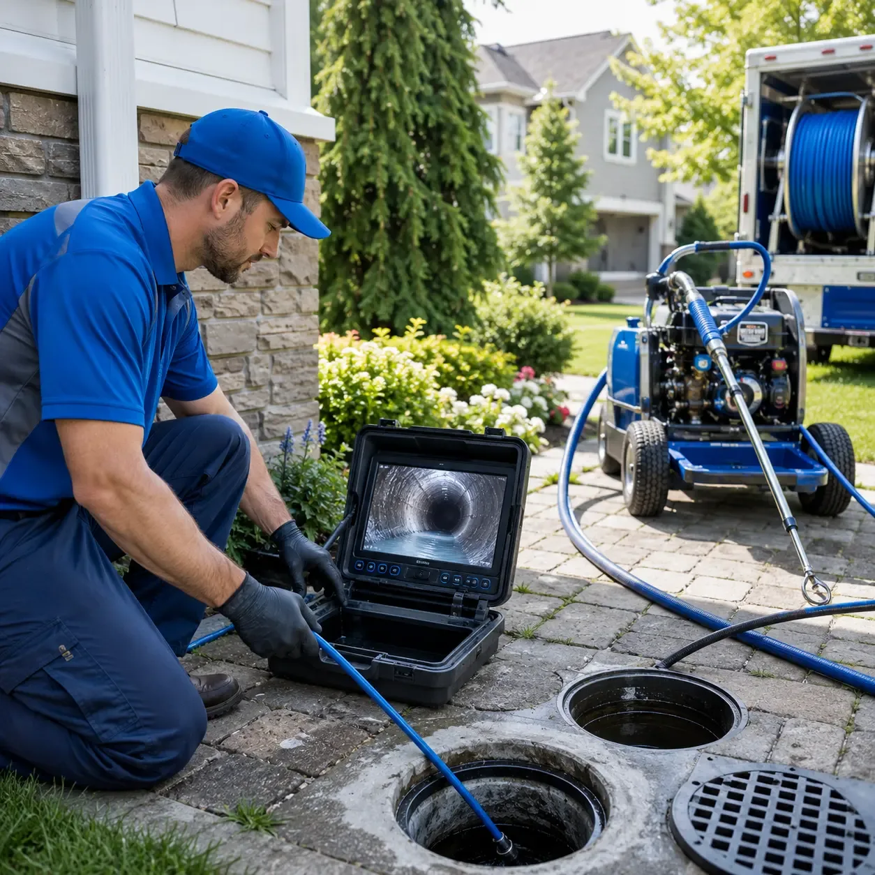 Outdoor drain cleaning professionals serving Charlestown, MD